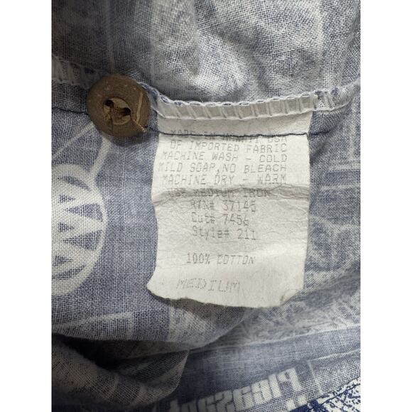 VTG Hilo Hattie Mens Aloha Hawaiian Shirt SZ M AAA Hawaiian Holidays Vacation - Picture 12 of 15